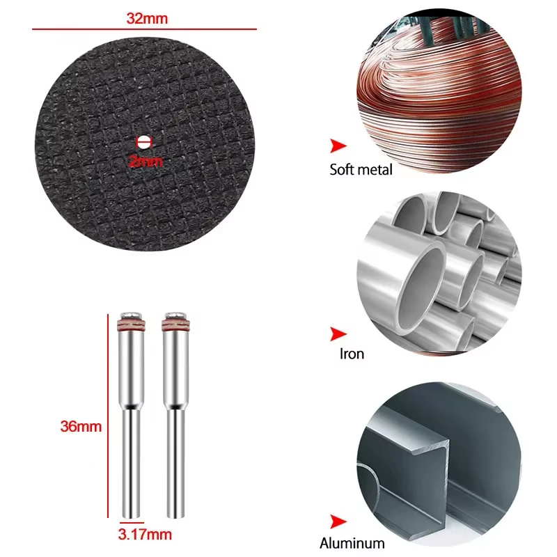 Ensemble de disques de découpe diamantés pour le ponçage du bois et du métal