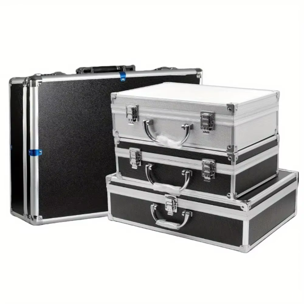 DONBox-Mallette de rangement portable en aluminium pour équipement de sécurité