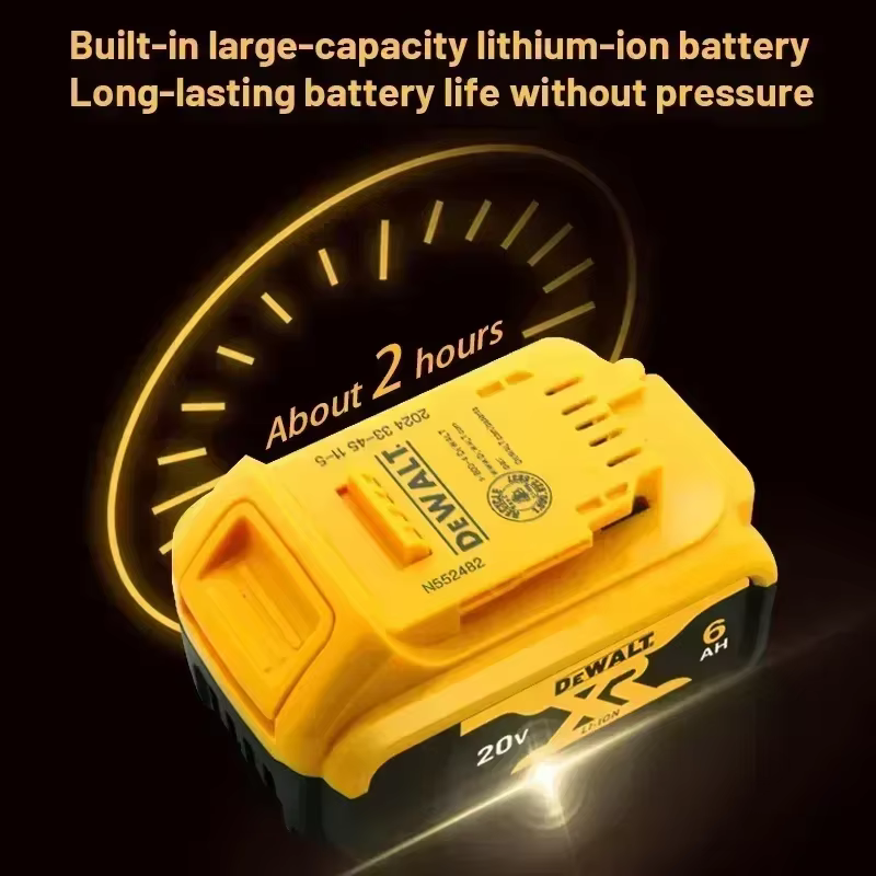 Perceuse-visseuse à percussion compacte sans balais DEWALT 20V rechargeable à batterie lithium DCD805