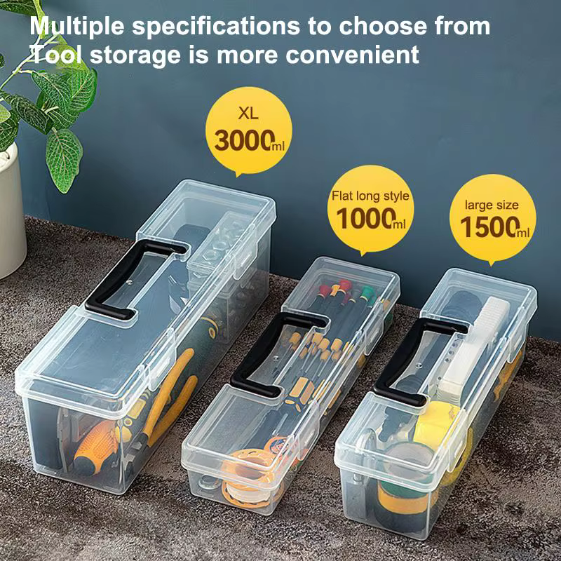 【Boîte à outils transparente vide