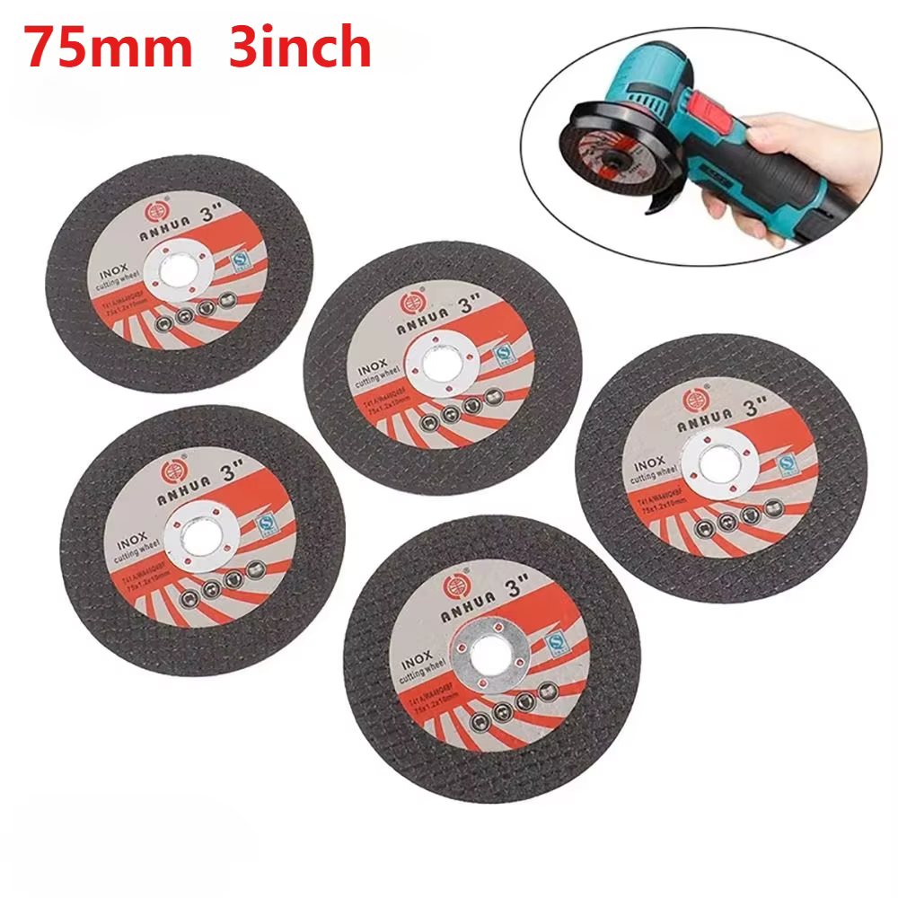 5/10 pièces 75mm Mini disque de coupe circulaire résine meule pour meuleuse d'angle polissage