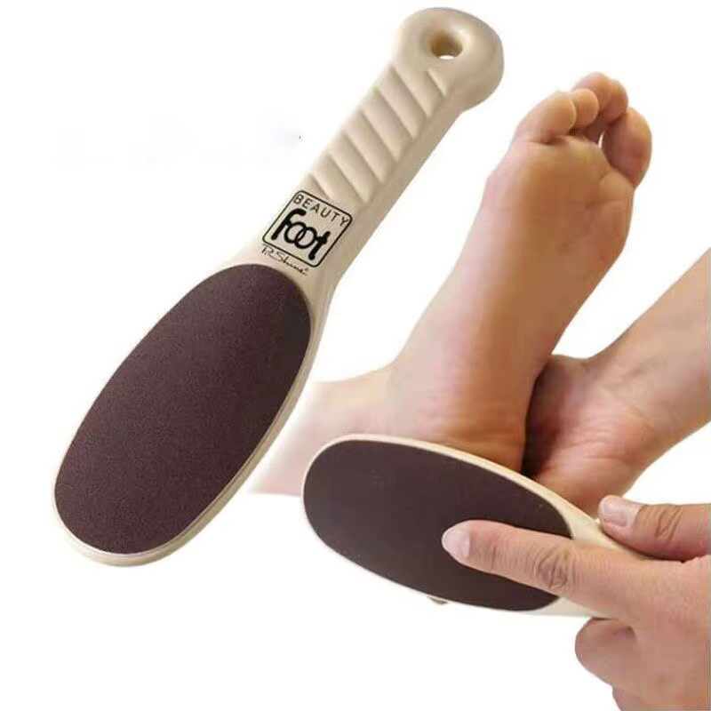 Planche de pied de ponçage et de frottement double face, élimination de la fréquence des callosités de la peau, brosse KerBrian, grattoir à talon, lime à planche de meulage des pieds
