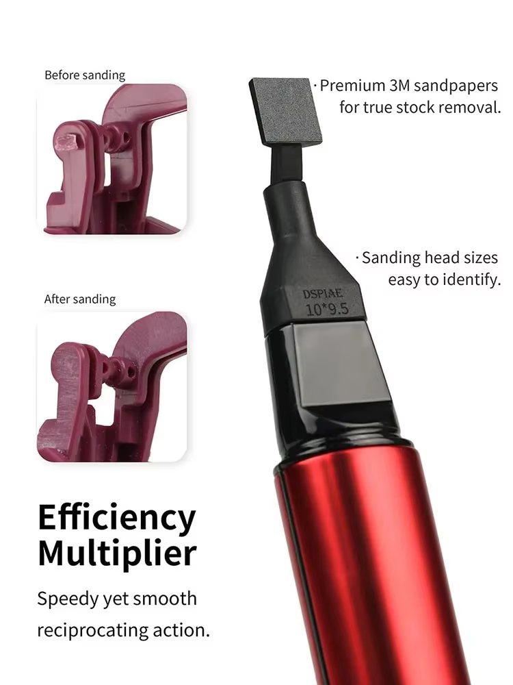 DSPIAE ES-A ponceuse alternative stylo de meulage électrique modèle en plastique tête de papier de ponçage