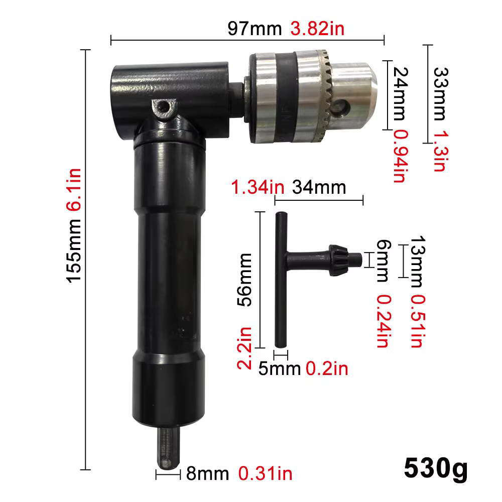 Perceuse électrique à angle droit