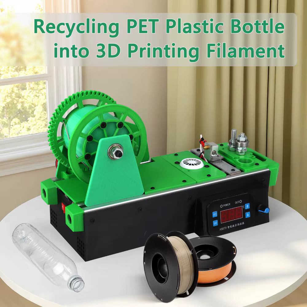 Kit d'extrusion de filament 3D DIY pour ordinateur de bureau, outil multifonctionnel pour la fabrication de filaments plastiques pour la création de consommables d'impression 3D