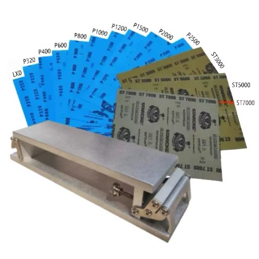 Support de papier de verre en alliage d'aluminium