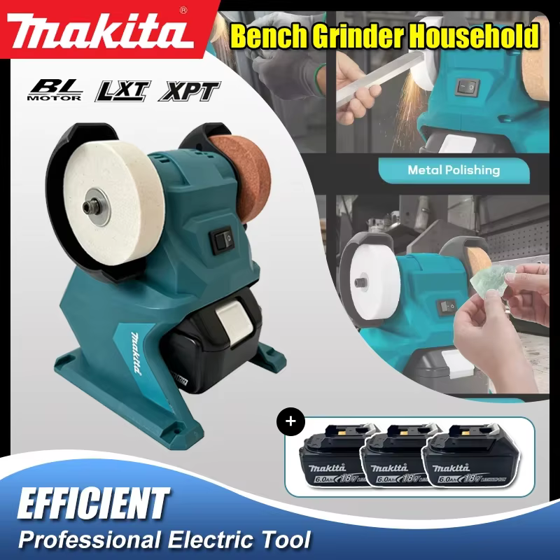 Meuleuse de banc sans fil Makita à double roue