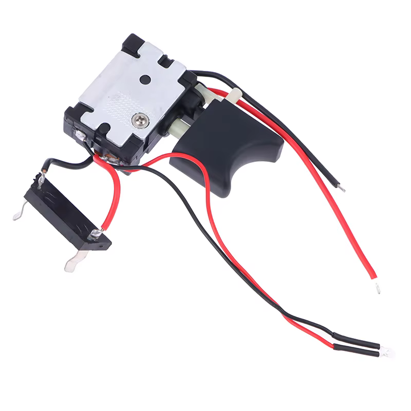 Nouveau【Interrupteur à bouton-poussoir pour perceuse électrique sans fil
