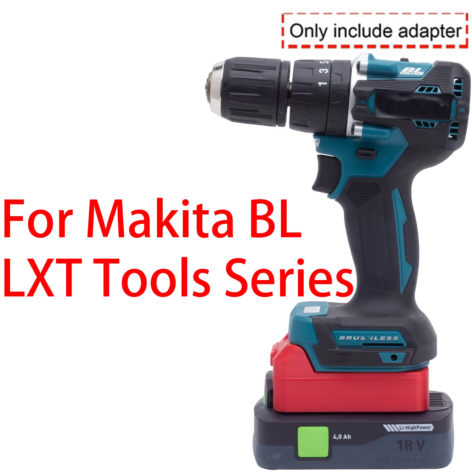 Adaptateur convertisseur pour outil Makita 18V LXT Li-ion vers batterie