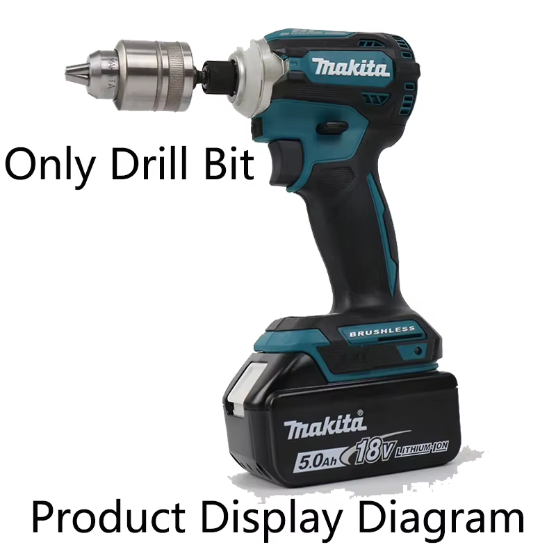 Makita 192121-3 Perceuse électrique multifonctionnelle professionnelle avec embout hexagonal