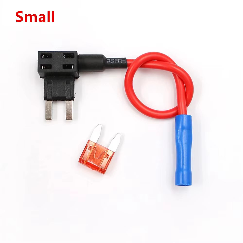 Porte-fusible 12V, adaptateur de robinet de circuit supplémentaire Micro2 Mini petit fusible automatique à lame ATM APM Standard avec support avec fusible de voiture à lame 10A
