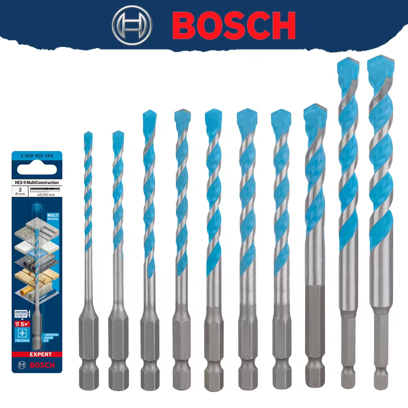BOSCH EXPERT HEX-9 foret multi-construction pour carrelage souple en béton