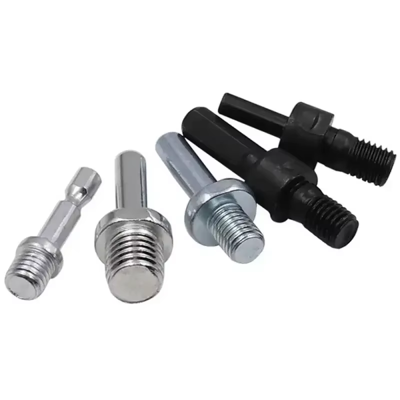 Adaptateur de perceuse mandrin Triangle rond hexagone Conversion bielle M10 M14 pour meuleuse disques de polissage