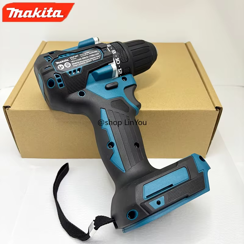 Makita DDF487 Perceuse à percussion électrique sans fil 18V lithium-ion 10 mm