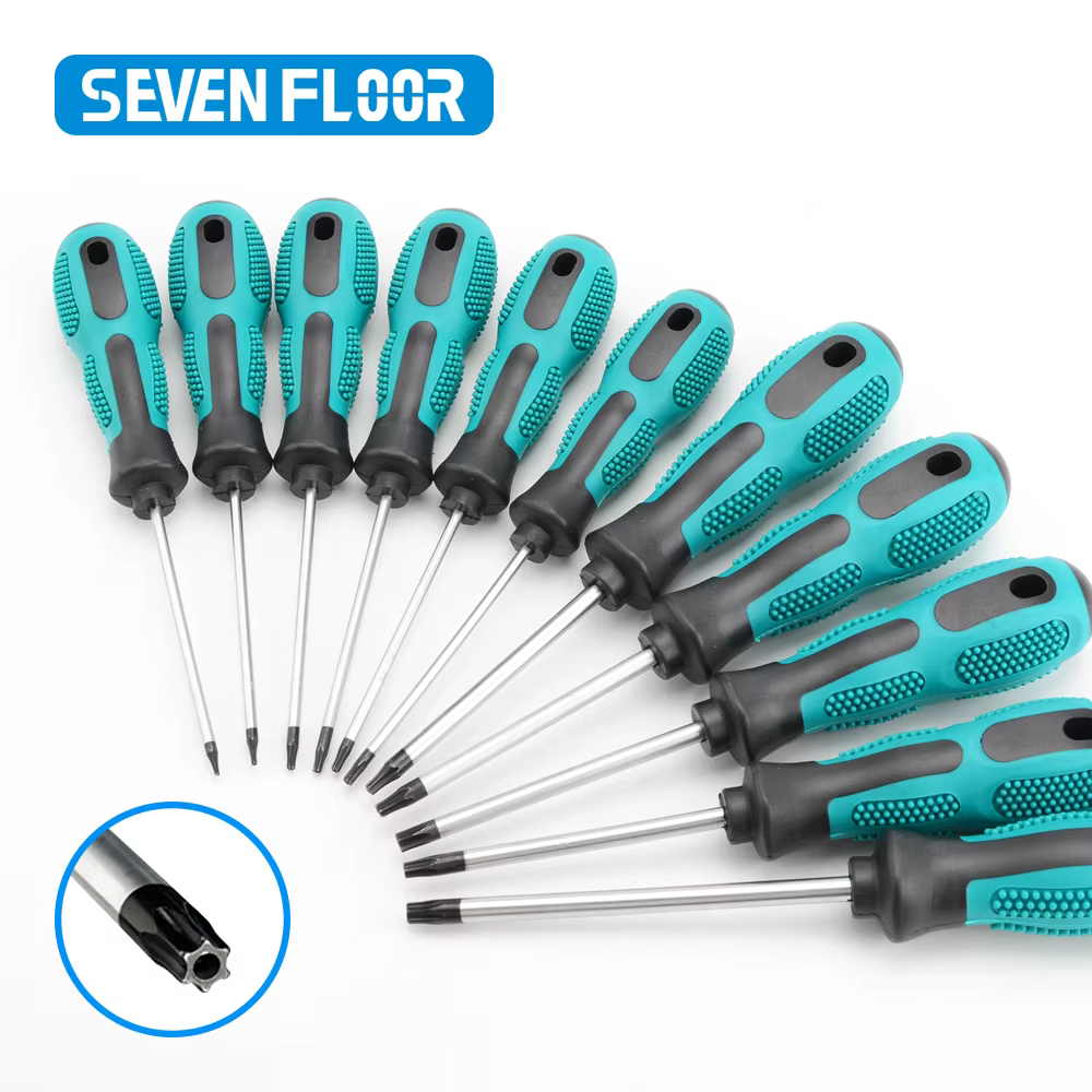 Tournevis Torx magnétique de précision T5 T6 T7 T8 T9 T10 T15 T20 T25 T27 T30 Kit d'outils manuels de réparation de