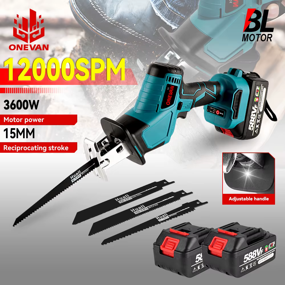 Makita – scie alternative sans fil 3600w 12000spm