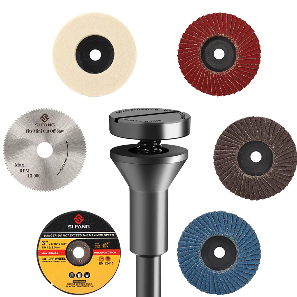 1/2 pièces Mandrin de montage pour disques à tronçonner