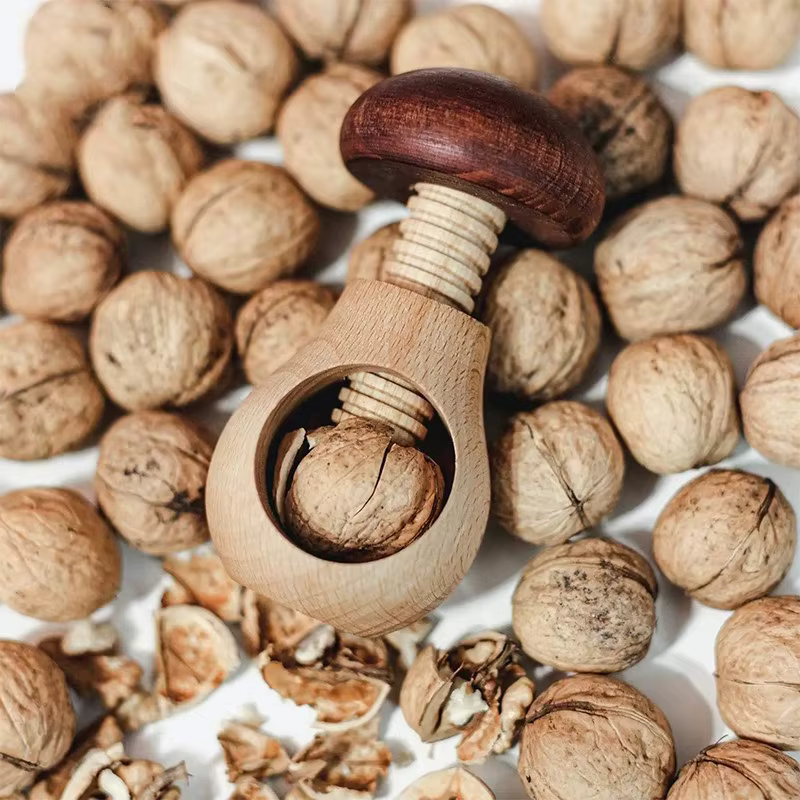 Nouveau casse-noisette en forme de champignon outil de cuisine multifonctionnel pour une fissuration facile pince à écrou réglable pour les noix noix noix de pécan maison
