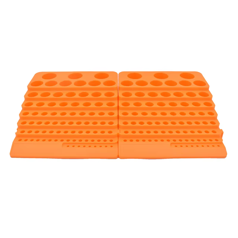 Boîte de rangement de foret en plastique de haute qualité, pour fraise, outil CNC, mallette de collecte de pièces de forage en U
