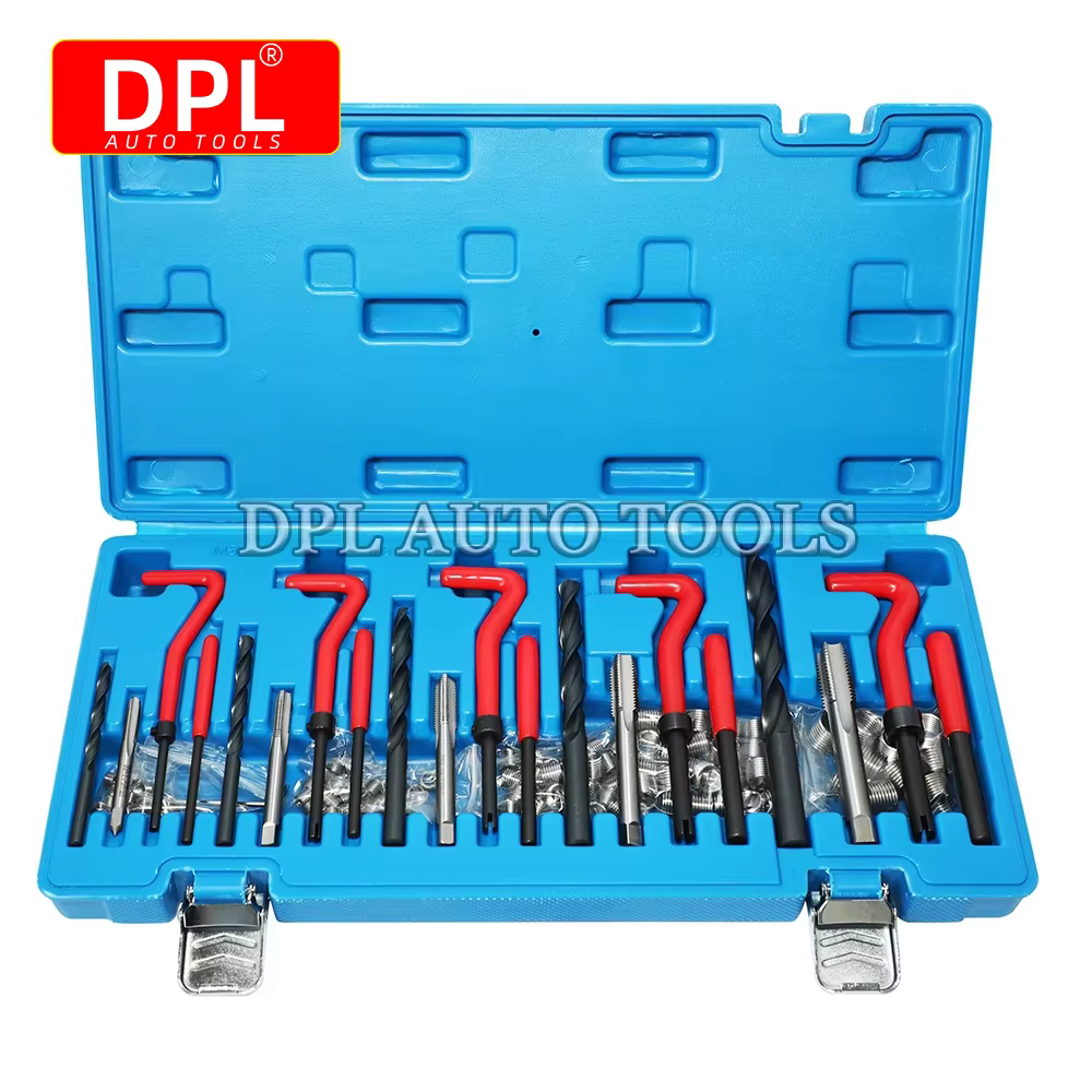 Kit d'outils de réparation de filetages 131 pièces M5 M6 M8 M10 M12