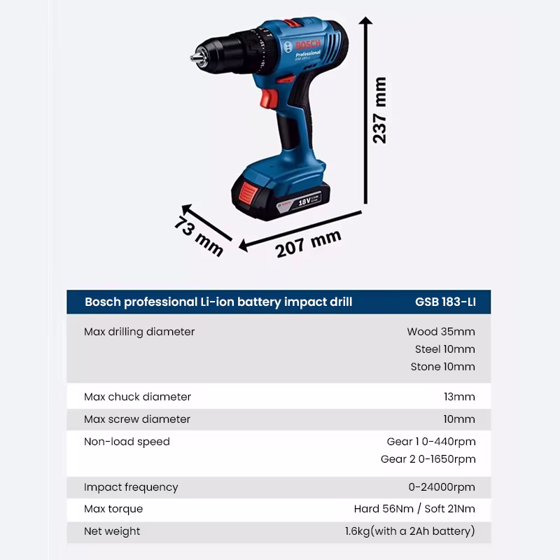 Bosch-Perceuse électrique GSB 183