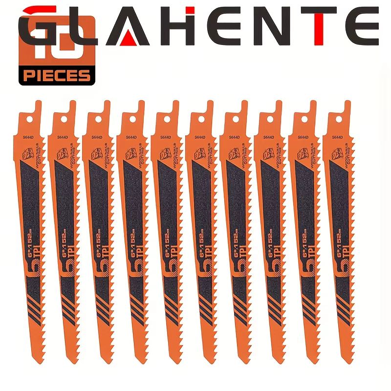‌ Lames de scie sabre 10 pièces-acier à haute teneur en carbone