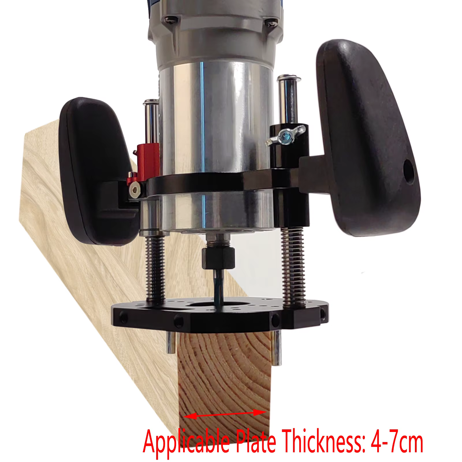 Base de routeur plongeante pour machine de coupe