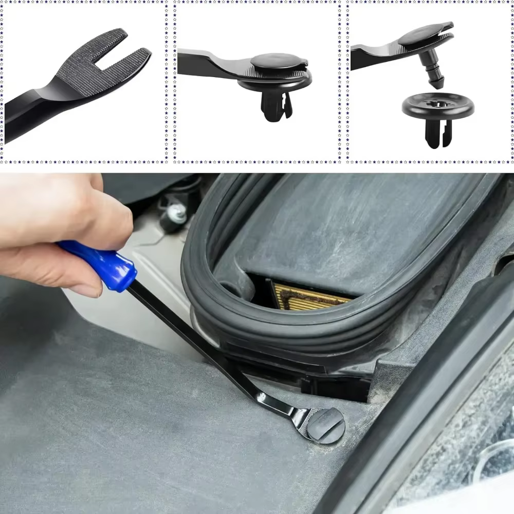 Nouvel ensemble d'outils manuels pour voiture, kit d'outils de démontage automobile, outil de réparation stéréo, outils de démontage de tableau de bord, outils de démontage de garnitures intérieures e