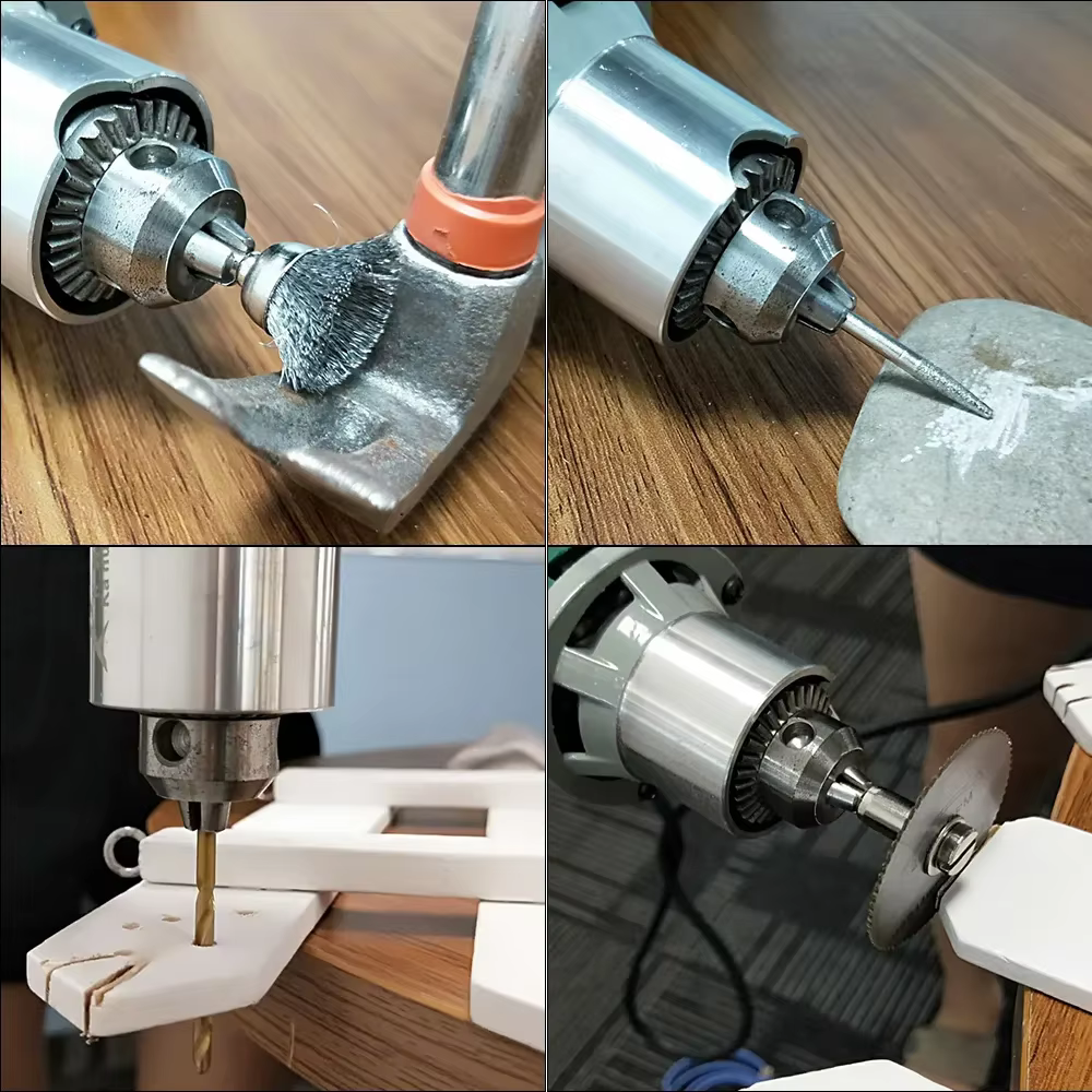 Perceuse électrique haute puissance 480/260W, meuleuse Dremel, machine à polir et ensemble d'accessoires de meulage, outil rotatif de ching BE