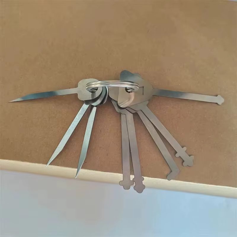 Clés maîtresses pour serrures à crochet, outils de déverrouillage de portes, kit de clés pour ouvrir toutes les serrures de portes, porte-clés clé maîtresse pour ouvrir toutes les portes