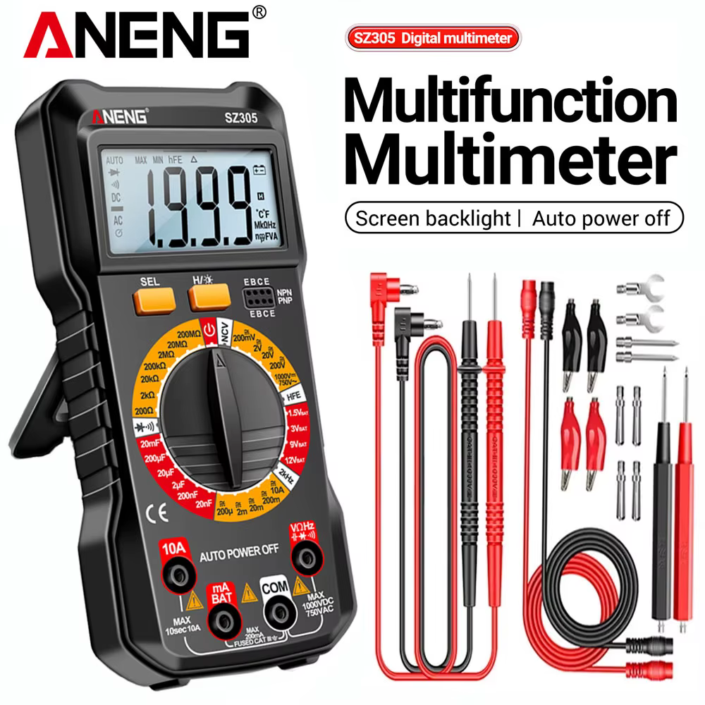 Multimètre numérique multifonction ANENG