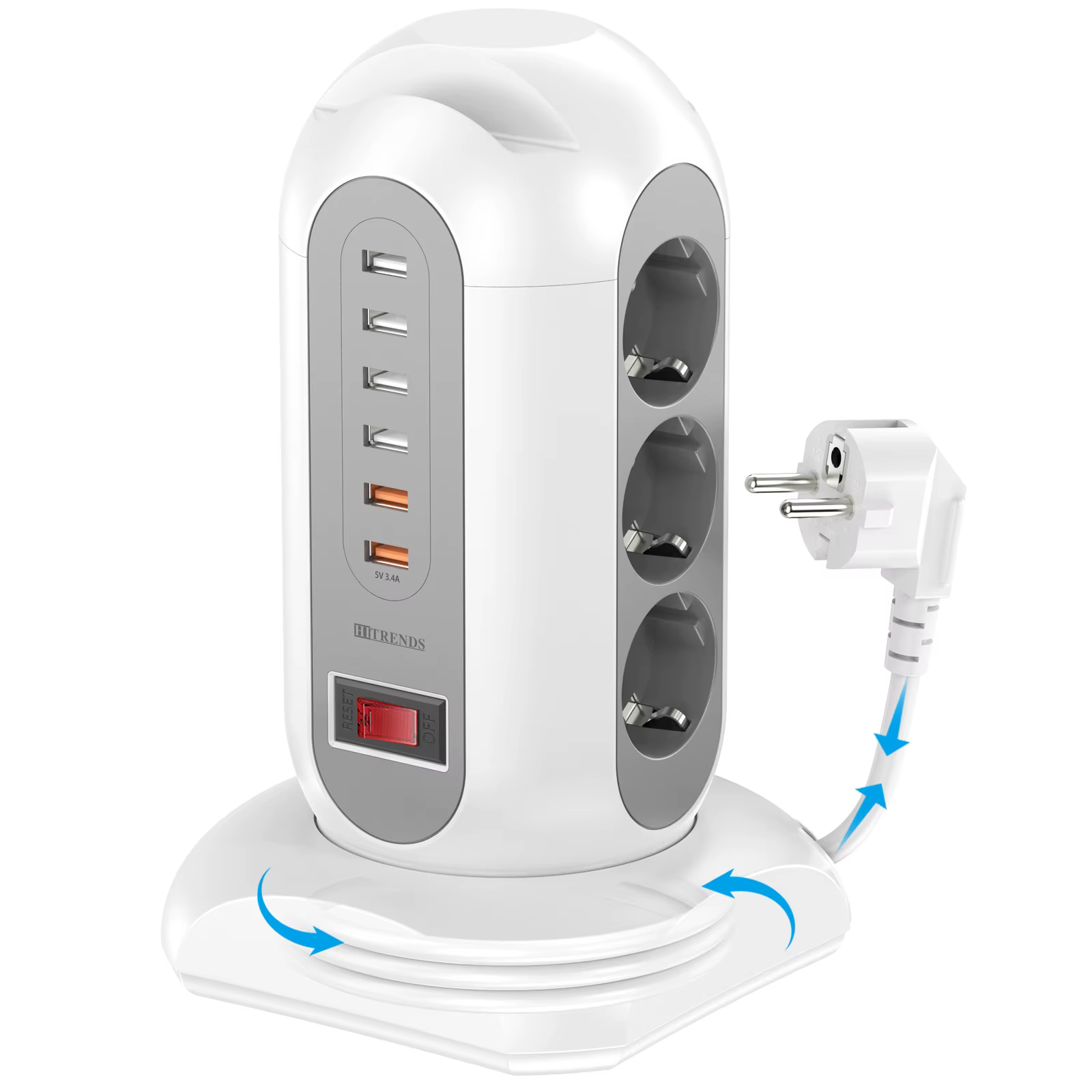 Multiprise tour 15 en 1 2500 W