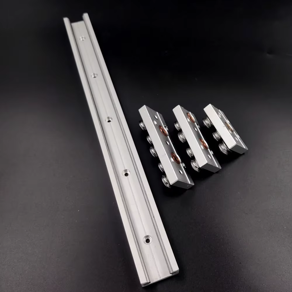 Guide linéaire à deux axes intégré, glissière à rouleaux SGR10 de 28mm, 1 jeu: 1 bloc SGB10 et 1 guide SGR10, longueur 500 600, glissière de travail de calcul