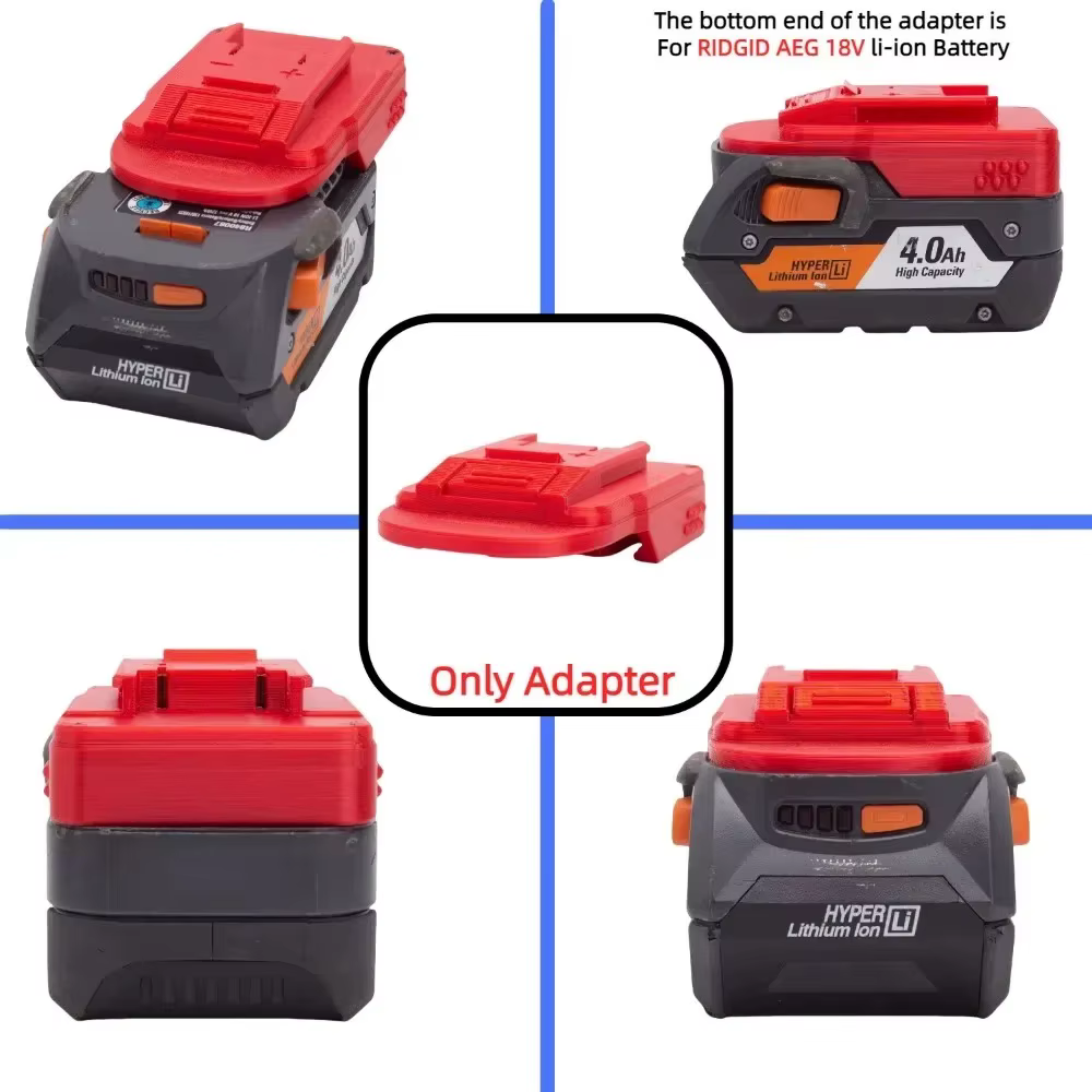 Pour batterie Li-ion RIDGID AEG 18V vers OZITO 18V outils de perceuse électrique sans fil adaptateur/convertisseur