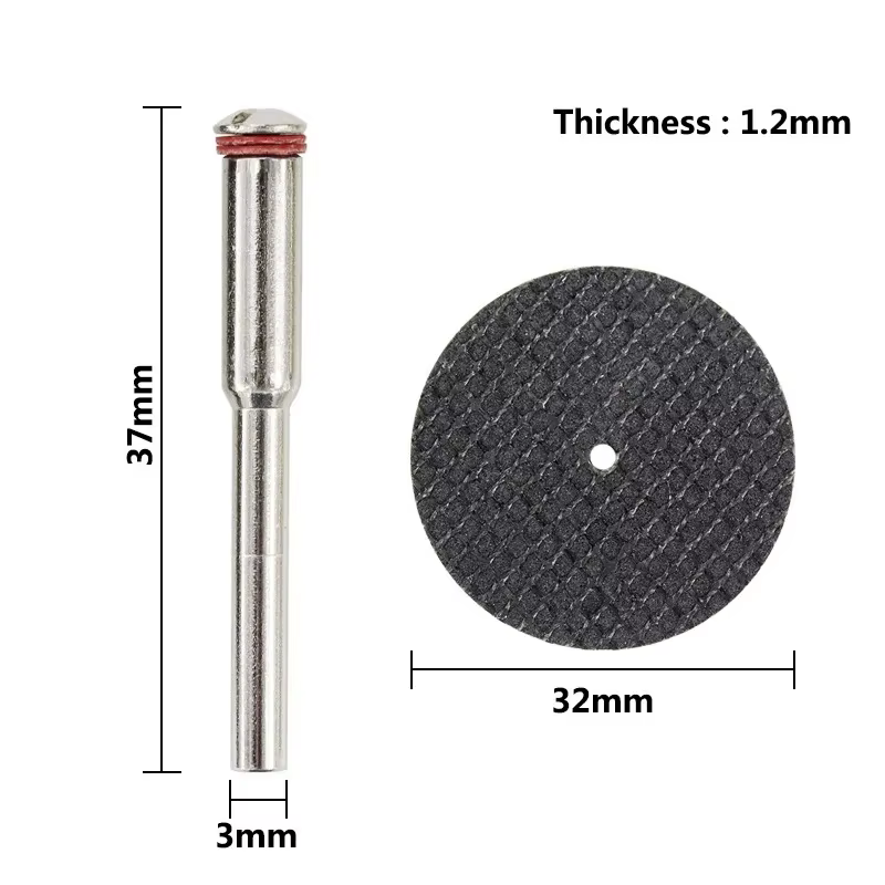 Disque de coupe abrasif 32mm avec mandrins