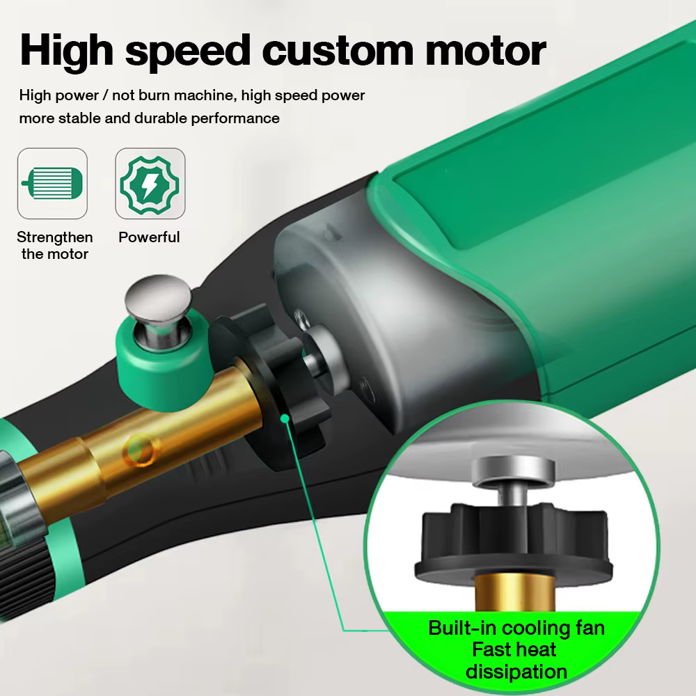 Mini ponceuse avec réglage des vitesses
