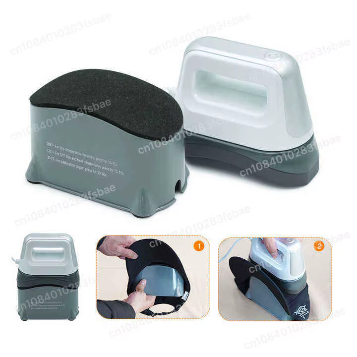 Presse à chaud portable pour casquettes, presse à chaud compacte pour casquettes pour des designs personnalisés