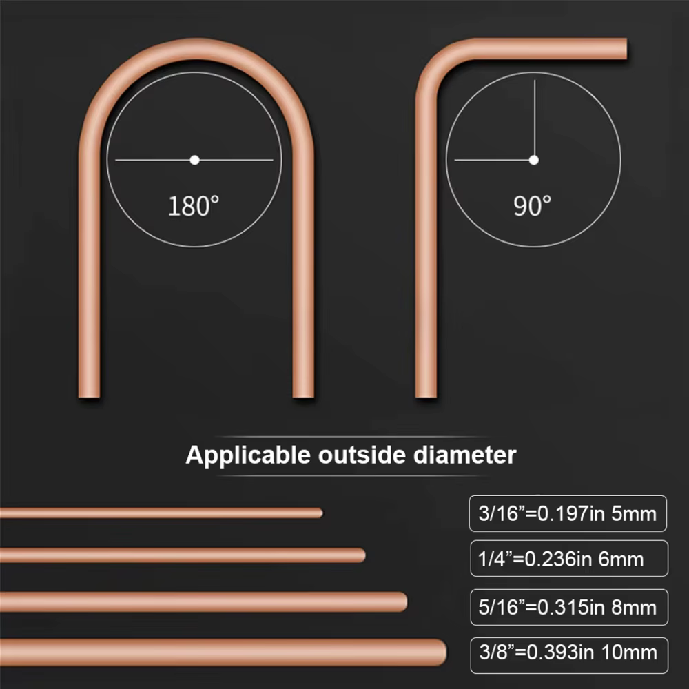 180 ° Cintreuse de tubes polyvalente 4 en 1
