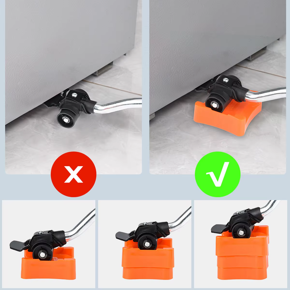 Ensemble d'Outils de Déménagement de Meubles RapDuty, Levage de Transport de Meubles, T-shirts de Travail, Rouleau, Roue, Bar, Objets, Outils à Main Mobiles, 400kg