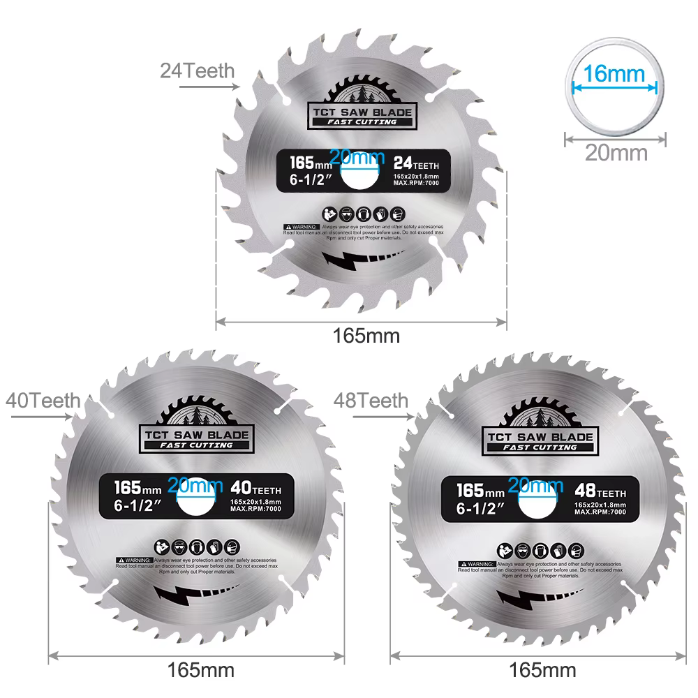 XCAN – lame de scie circulaire 165mm
