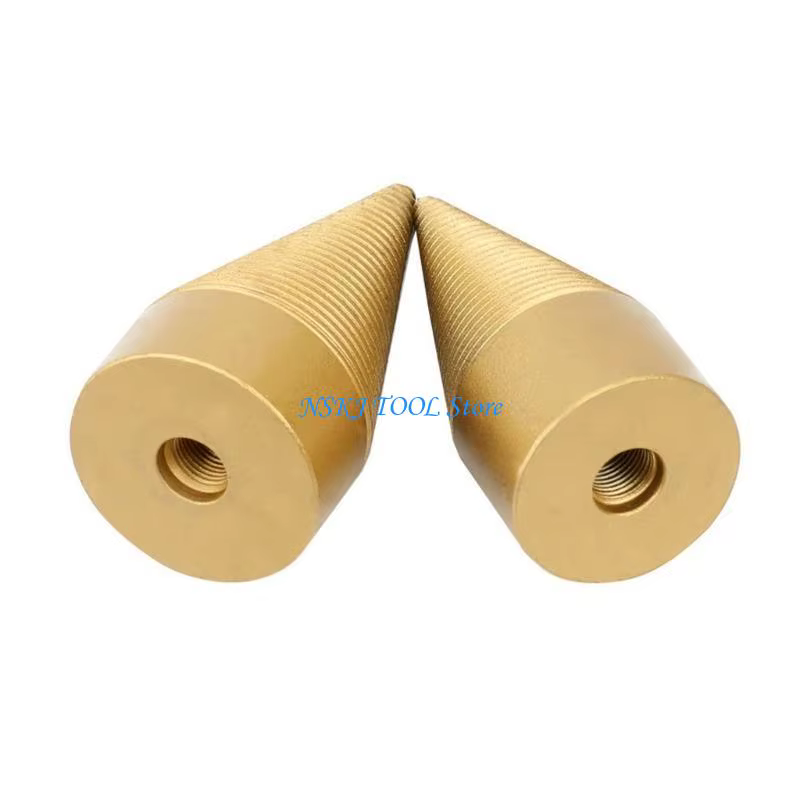L8RC 5PCS Bit perceuse en rondins bois chauffage 32 mm 42 mm Formes électriques Conducteur cône à vis pour foret