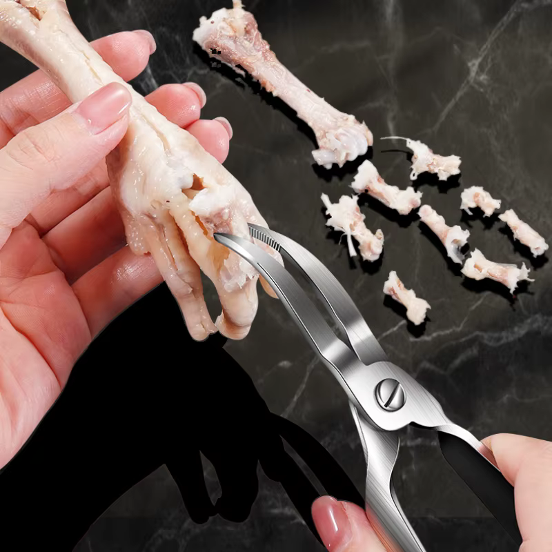 Outils de désossage pour pattes de poulet, ciseaux à désosser robustes, pinces ergonomiques pour le désossage des os, pour pattes de poulet, pattes de canard et viande