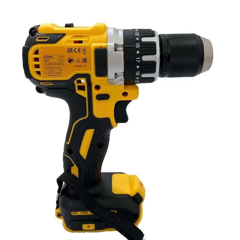 DCD796 2000 tr/min perceuse électrique sans fil pilote sans brosse vitesse réglable perceuse à main à percussion outils électriques rechargeables adaptés à Dewalt