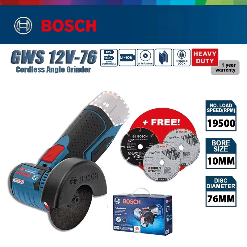 Meuleuse d'angle sans fil Bosch GWS 12V-76