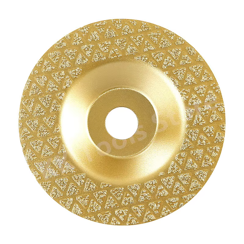 1 pièce/3 pièces 45/60/100 # Plaque de meulage de bol étoile de diamant brasé