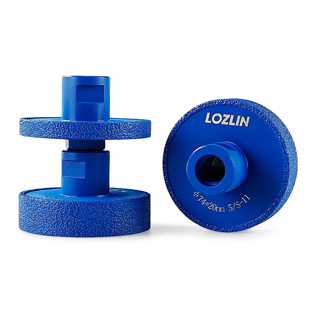 Disque de meulage à bord plat diamanté brasé LOZLIN