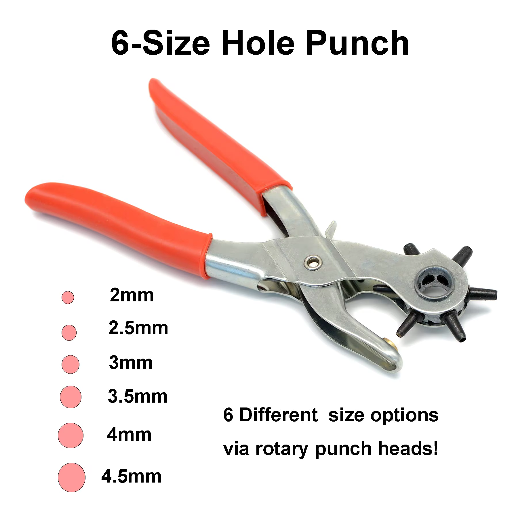 Pince à poinçonner multifonctionnelle pour sangles et cuir