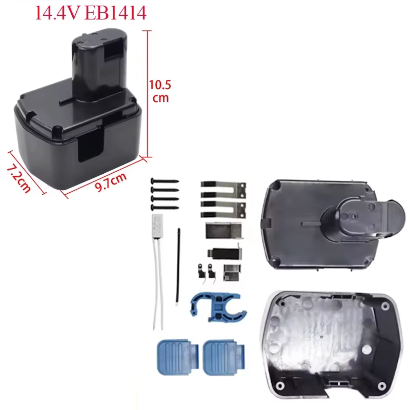 Boîtier plastique de batterie NI-laissée NI-CD pour uration 7.2V EB712S 9.6V EB9S 12V EB1212S 14.4V EB1414S Perceuse pour outil électrique EB1230HL