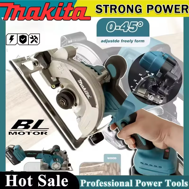 Scie circulaire sans fil rechargeable Makita haute puissance de 5 pouces