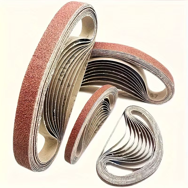 25 Pièces de papier abrasif 20-1/2 " x 3/4 " (520 x 20 mm)